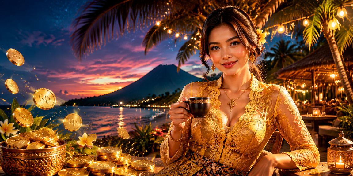 Seseorang menikmati secangkir kopi sambil melihat layar perangkat di suasana santai